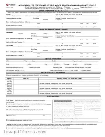 Fill in Your Iowa 411179 Template