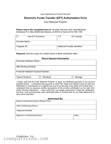 Fill in Your Iowa 470 4202 Template