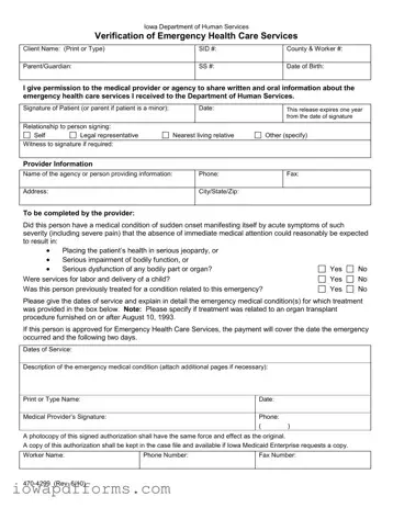 Fill in Your Iowa 470 4299 Template